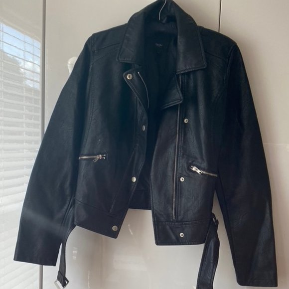 target black moto jacket
